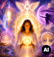 Intuitives Engelmedium - Aura-Reinigung - Aufgestiegener Meister - Lichtarbeit - Engelkontakte - Blockadelösung